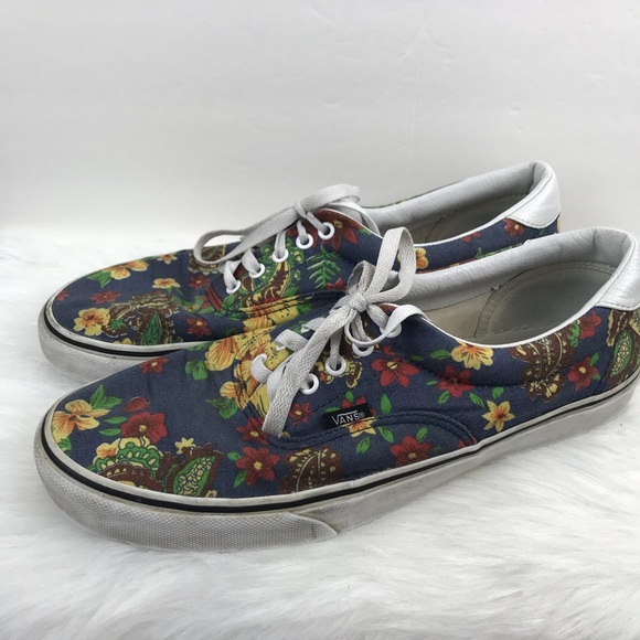 mens floral vans shoes